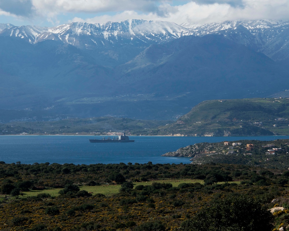 Souda Bay port activities