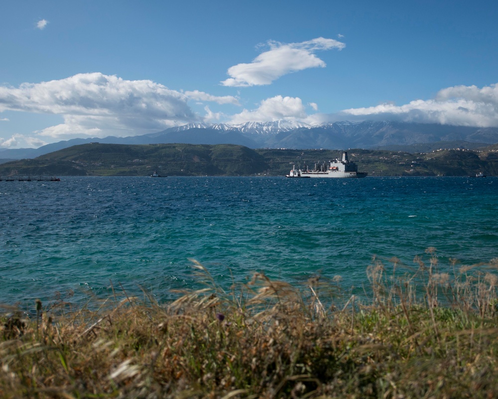 Souda Bay port activities