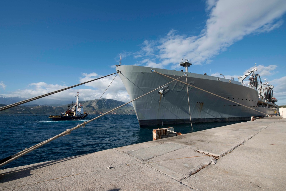 Souda Bay port activities