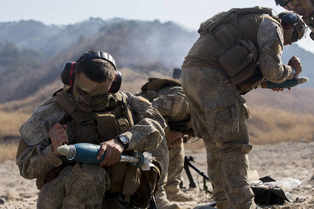 Away from Home, 81 MM Mortar Training