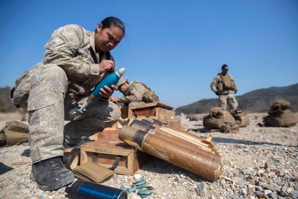 Away from Home, 81 MM Mortar Training