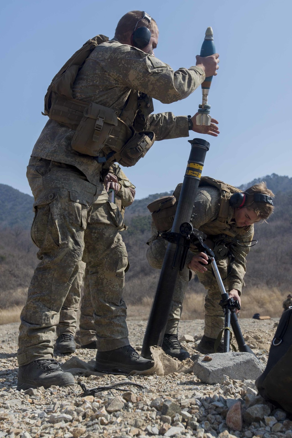 Away from Home, 81 MM Mortar Training