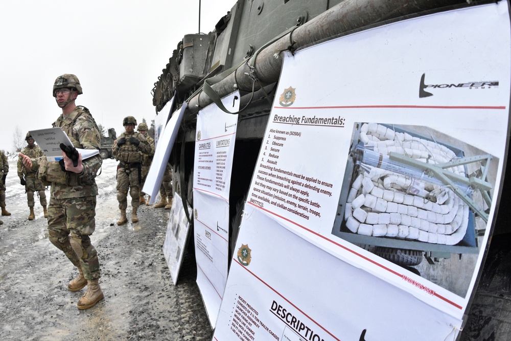 Boom goes the mine clearing line charge