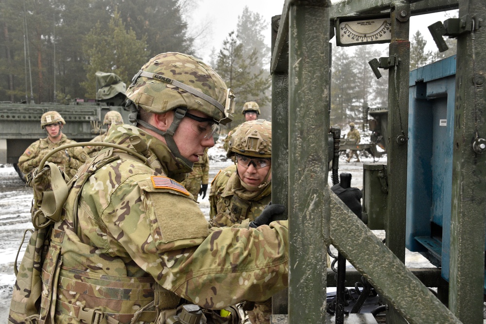 Boom goes the mine clearing line charge