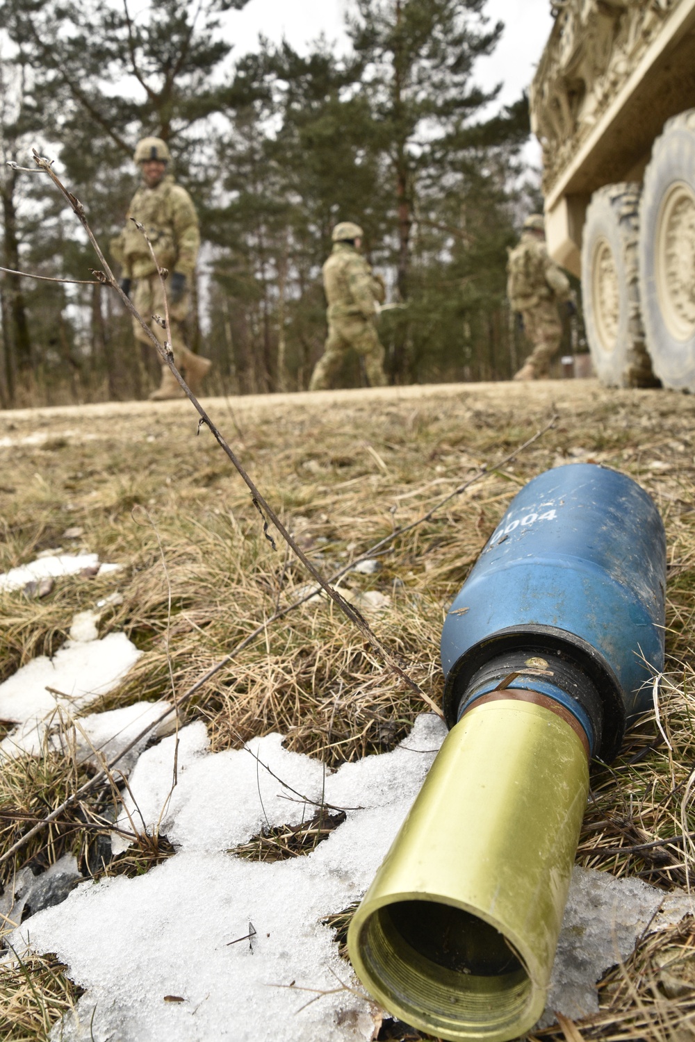 Boom goes the mine clearing line charge