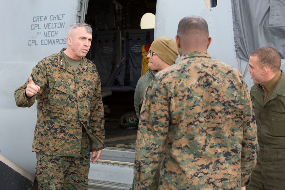 Lt. Gen. Wissler visits SPMAGTF-CR-AF