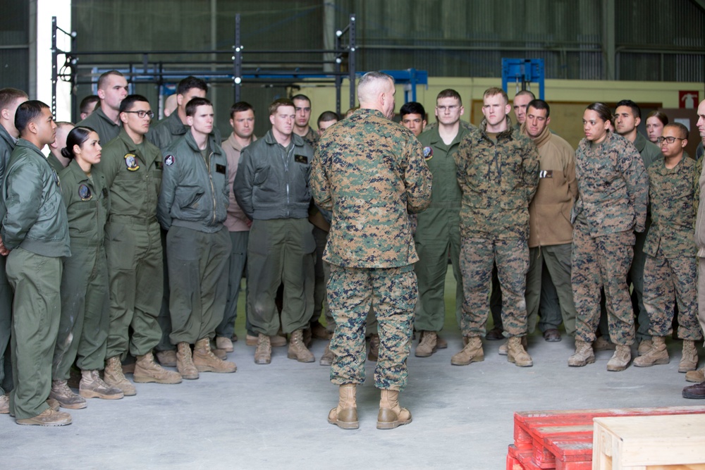 Lt. Gen. Wissler visits SPMAGTF-CR-AF