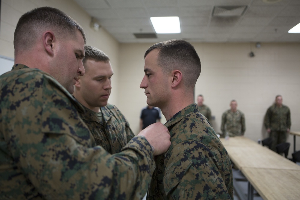 SOI-East Combat Instructor get Meritoriously Promoted