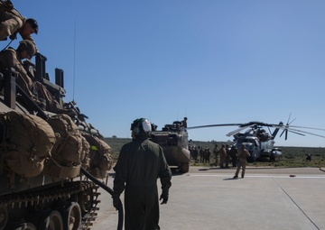 Marines take on the sea, shore, air