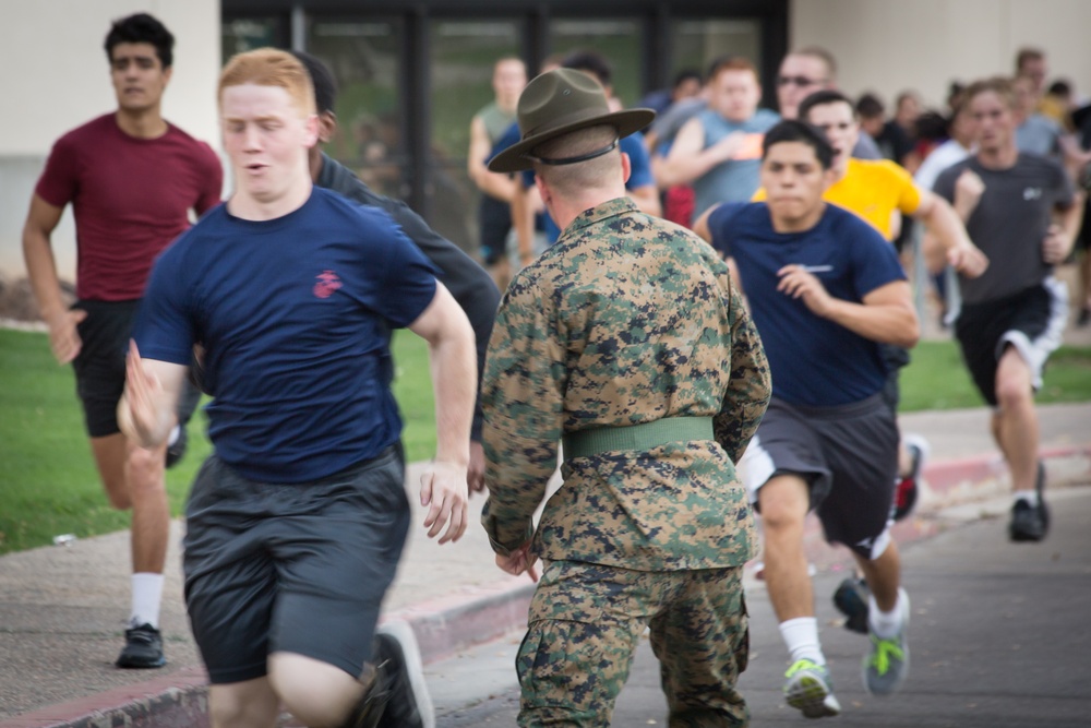 Future Arizona Marines get taste of Boot Camp