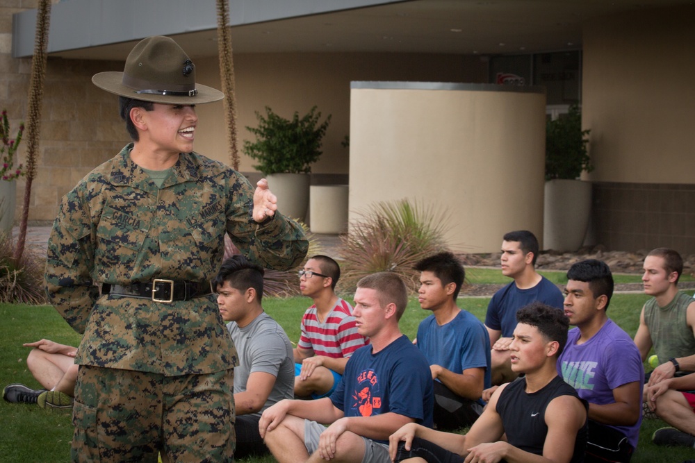 Future Arizona Marines get taste of Boot Camp