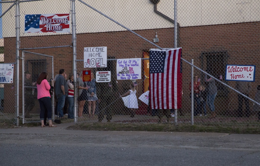 Families Reunite as Marines Return From Deployment