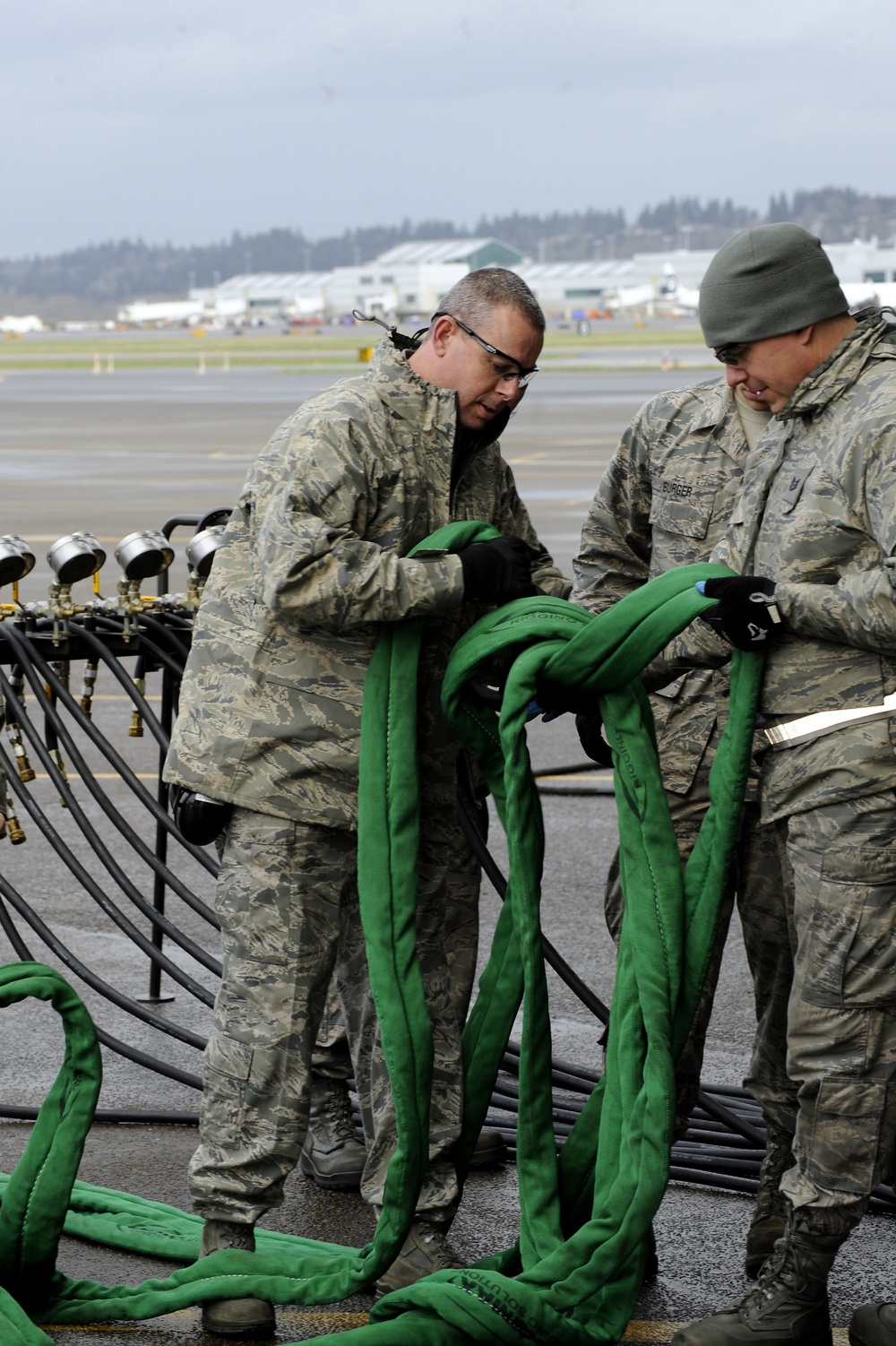 Airmen Conduct Aircraft Crash, Recovery Training