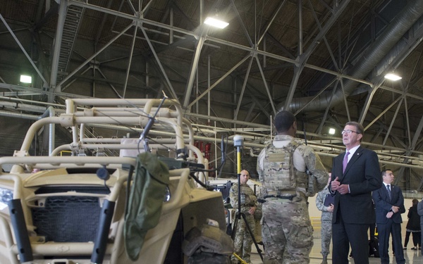 Secretary of defense visits JBLM