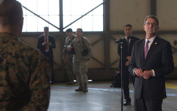 Secretary of defense visits JBLM