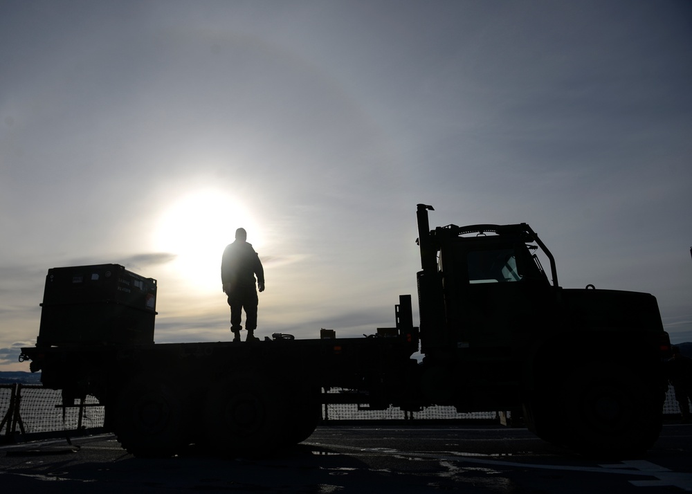 USS Fort McHenry operations