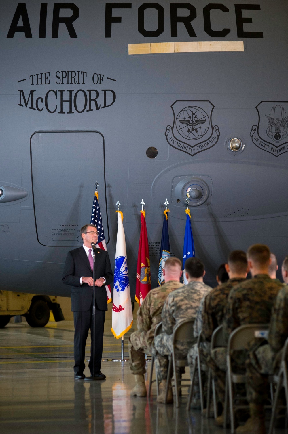 Secretary of defense visits JBLM