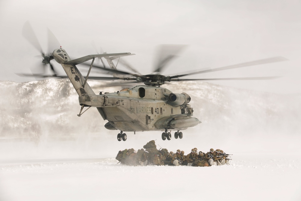 Helicopter Troop Insertion During Cold Response 16