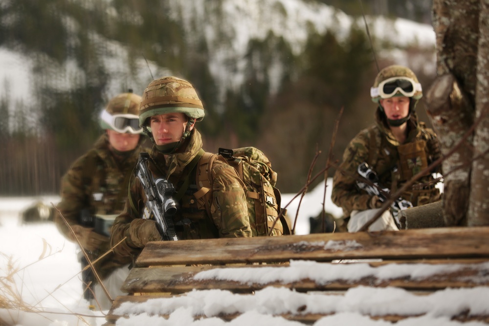 Royal Commandos in Contact During Cold Response