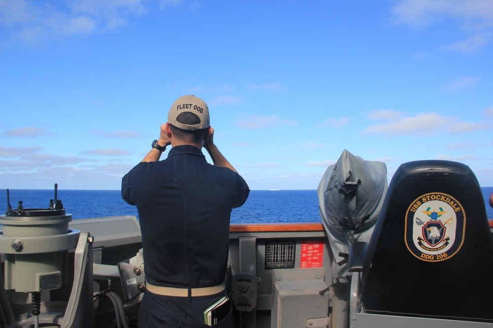 USS Stockdale operations