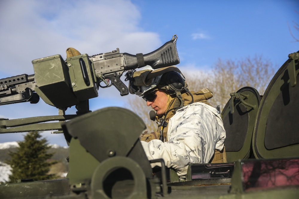 Cold Response 16: CAC Marines scout area for the enemy