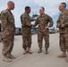 Lt. Gen. Michael Garrett, Commander, US Army Central (ARCENT), meets with Brig. Gen. Mark Odom, Deputy Commander for Operations, 82nd Airborne Division