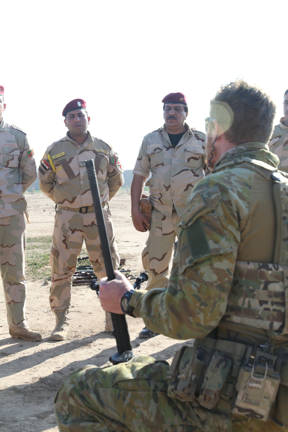 Security Battalion, Nineveh Operations Command conducts weapons diagnostics