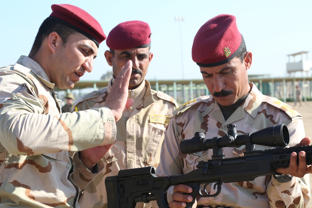 Security Battalion, Nineveh Operations Command conducts weapons diagnostics