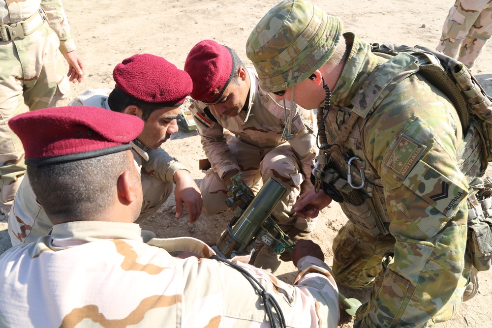 Security Battalion, Nineveh Operations Command conducts weapons diagnostics