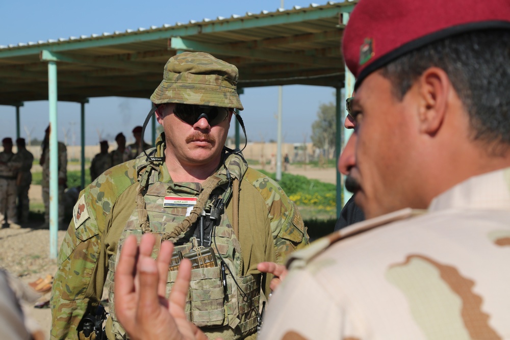 Security Battalion, Nineveh Operations Command conducts weapons diagnostics