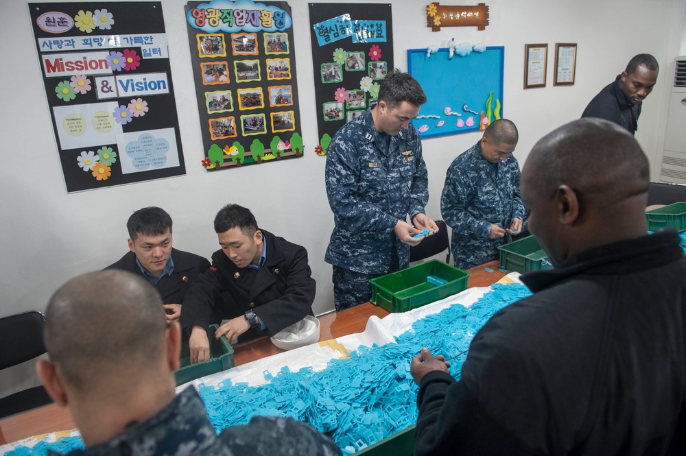 USS Bonhomme Richard - community relations event