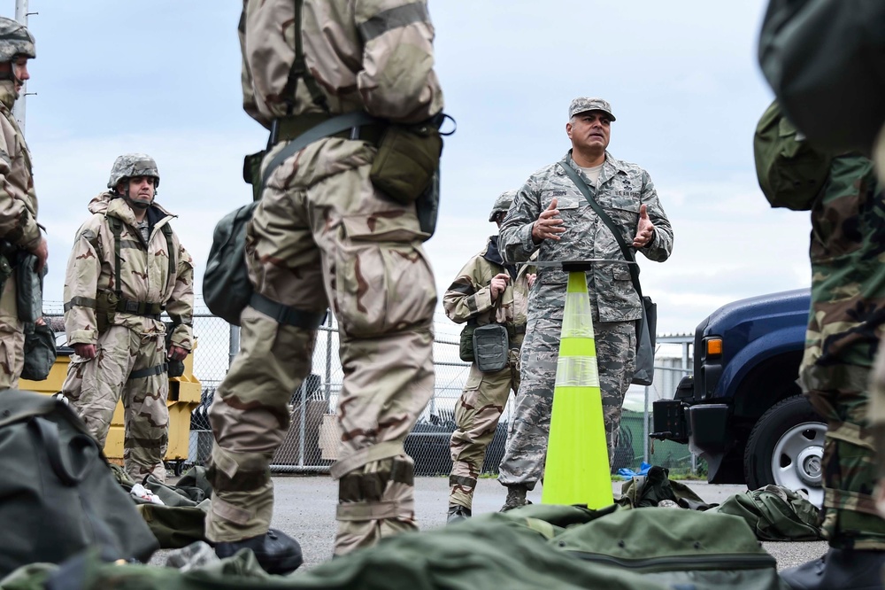 144th FW Airmen train CBRN and SABC skills