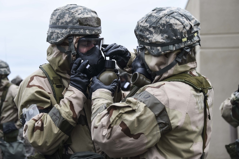 144th FW Airmen train CBRN and SABC skills