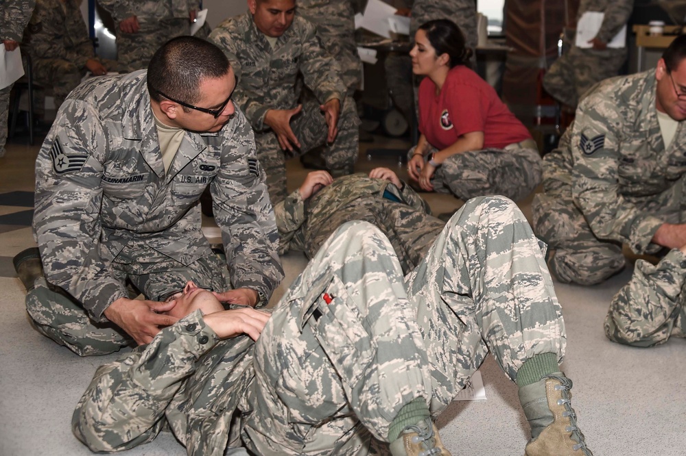 144th FW Airmen train CBRN and SABC skills