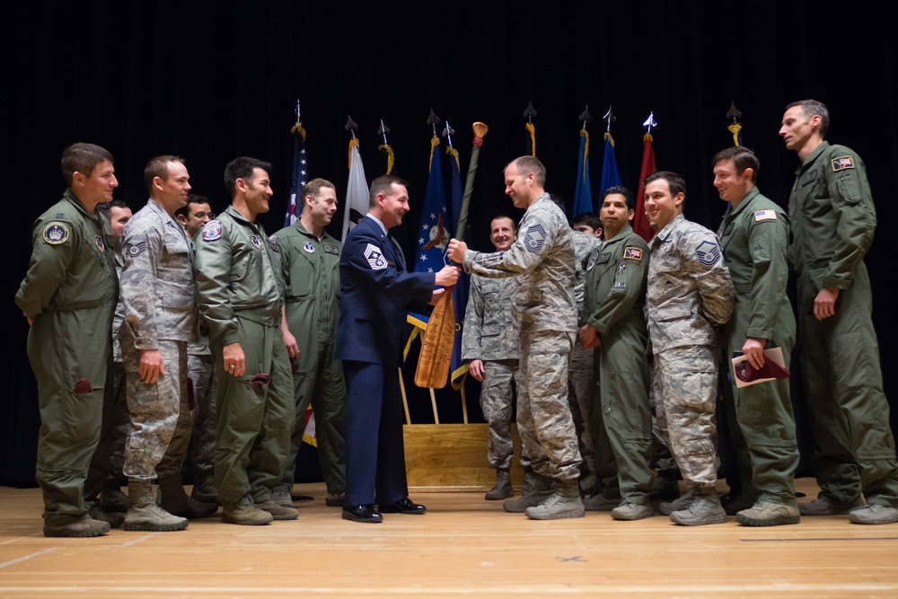 Chief Master Sgt. Nelson assumes duties as senior enlisted leader