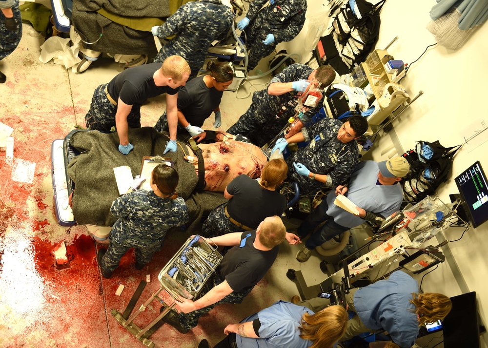 Fleet Surgical Team Nine (FST9) mass casualty exercise