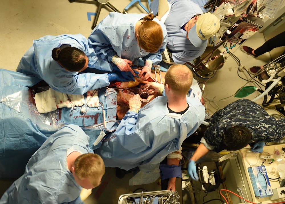 Fleet Surgical Team Nine (FST9) mass casualty exercise