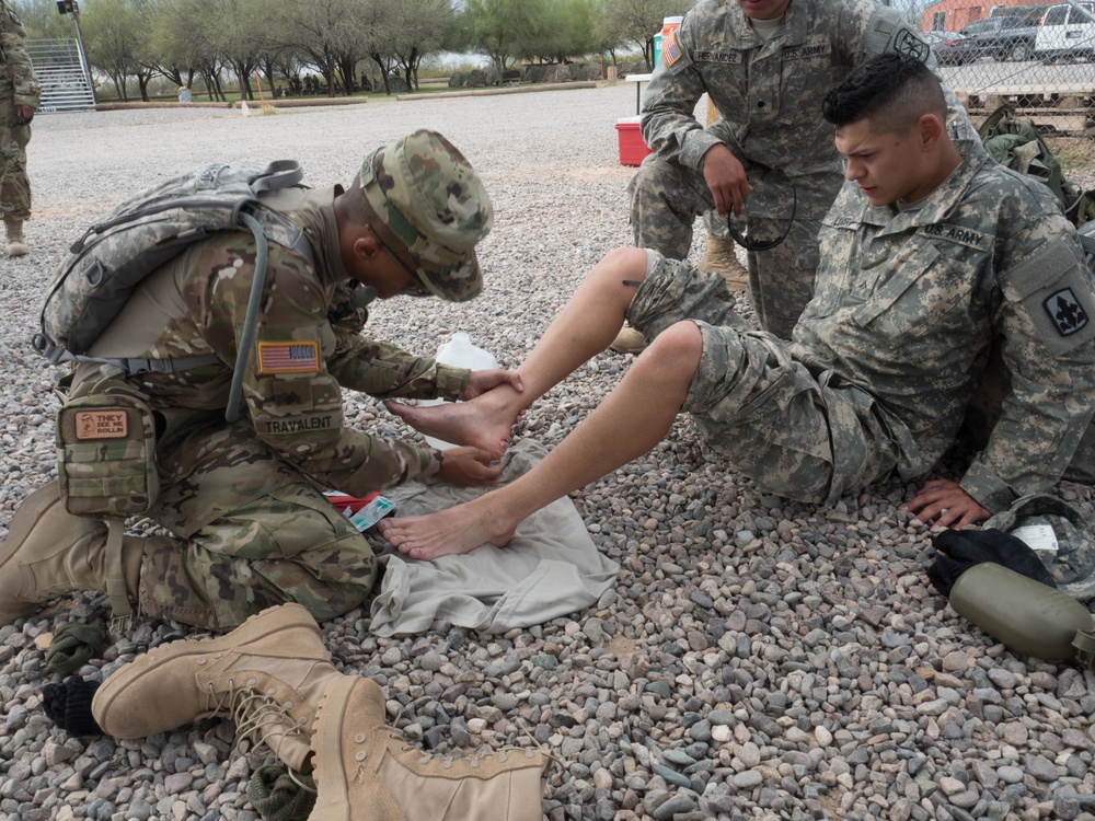 Arizona National Guard Soldiers partner with ROTC to compete for German Badge