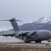 C-17 lands at Bryant Army Air Field