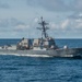 USS Chung Hoon sails near John C. Stennis Strike Group