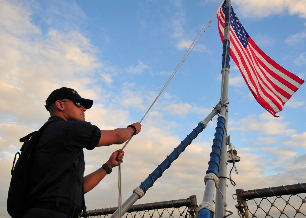 USS Blue Ridge operations