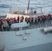 Refueling at sea