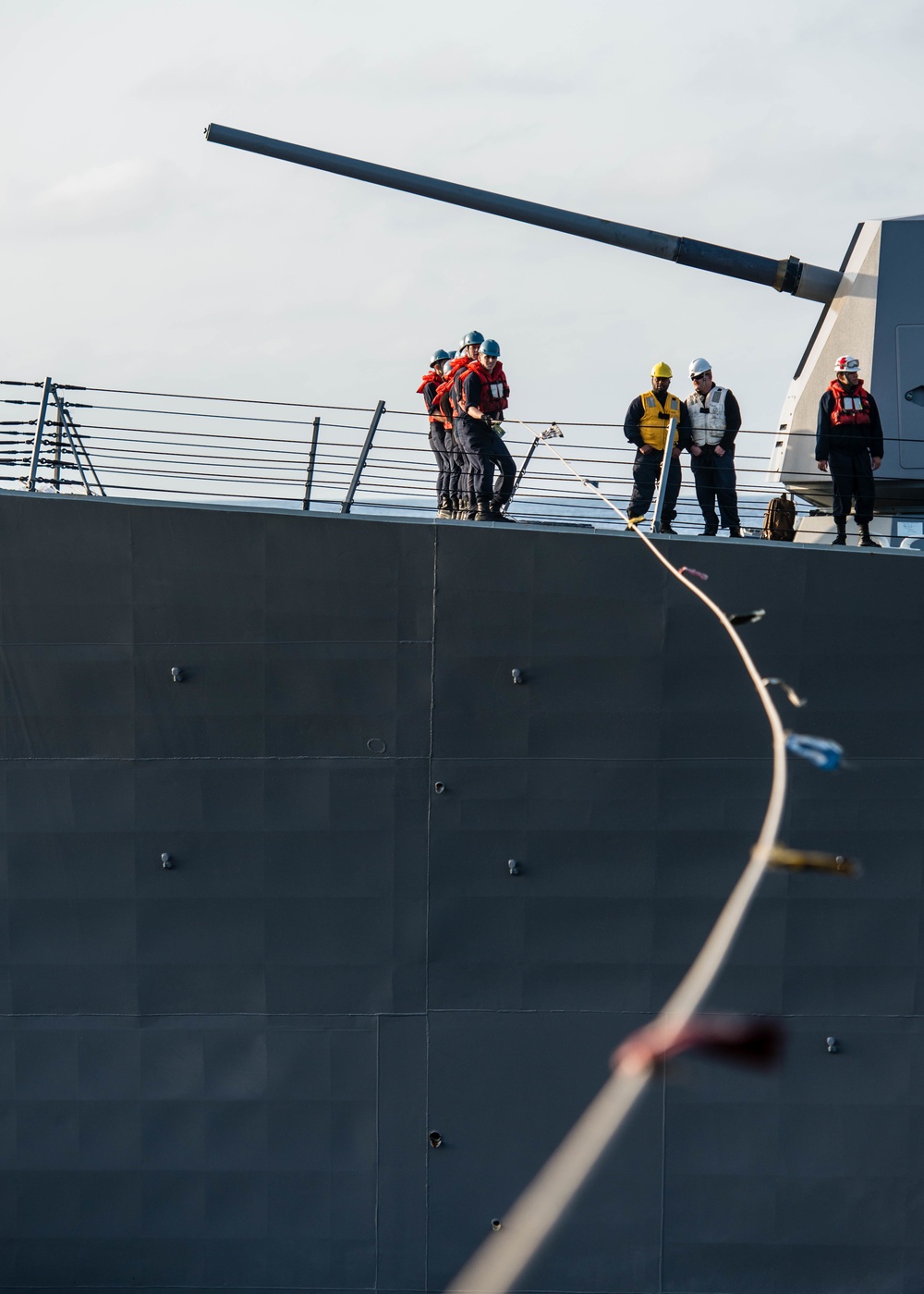 Refueling at sea