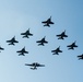 Air power demonstration over USS John C. Stennis
