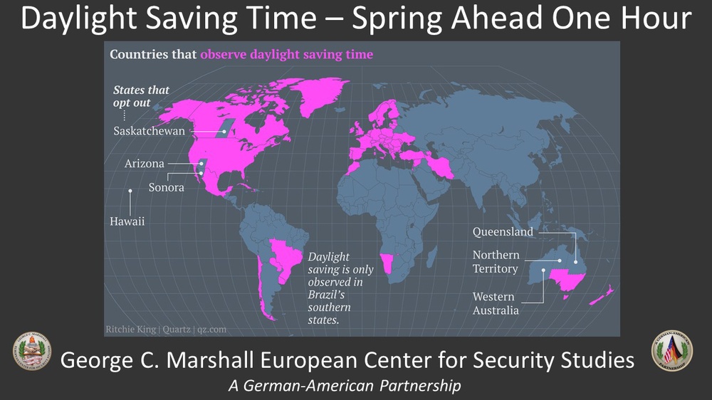 ‘Spring forward’ touches Marshall Center worldwide