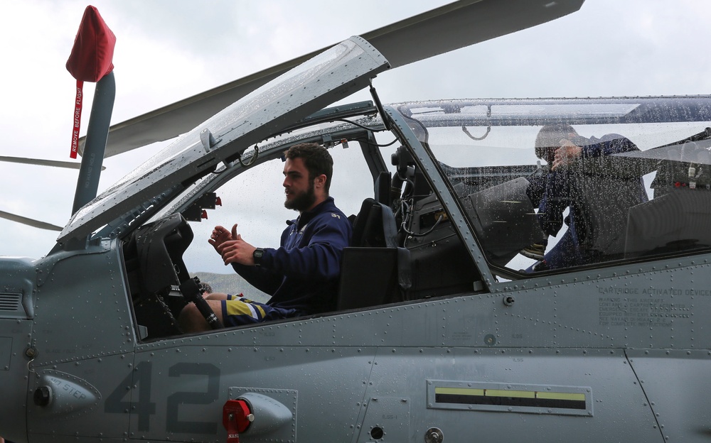 Notre Dame Lacrosse visits Camp Pendleton