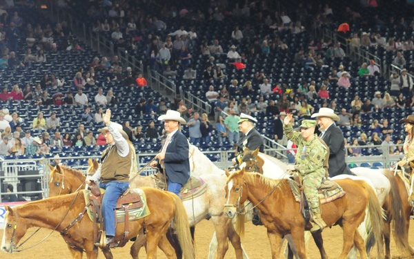 Fort Hood Soldiers, families enjoy day at the Houston Livestock Show and Rodeo