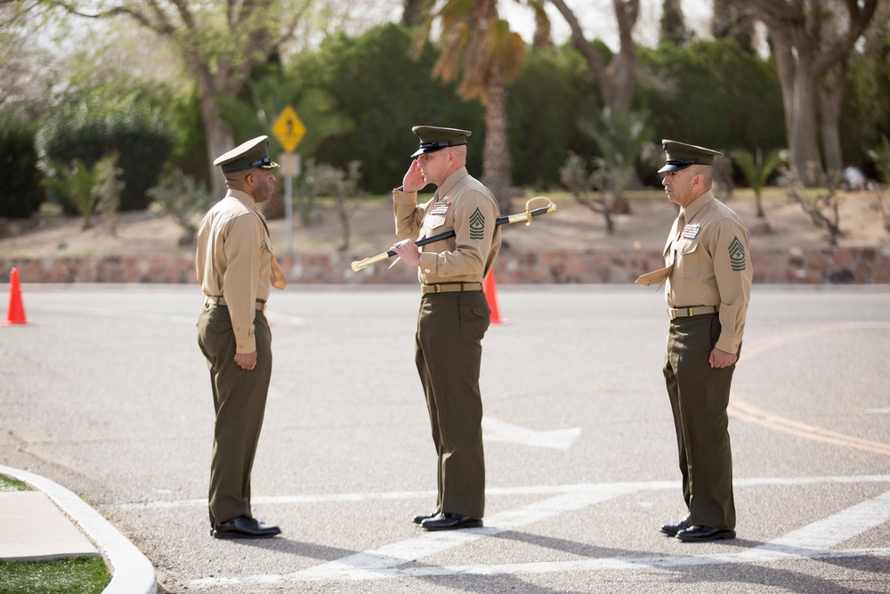 Sergeant Major MartinezRuiz Appointed as Sergeant Major of Marine Corps Logistics Base Barstow