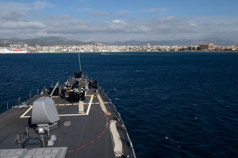 USS Carney operations