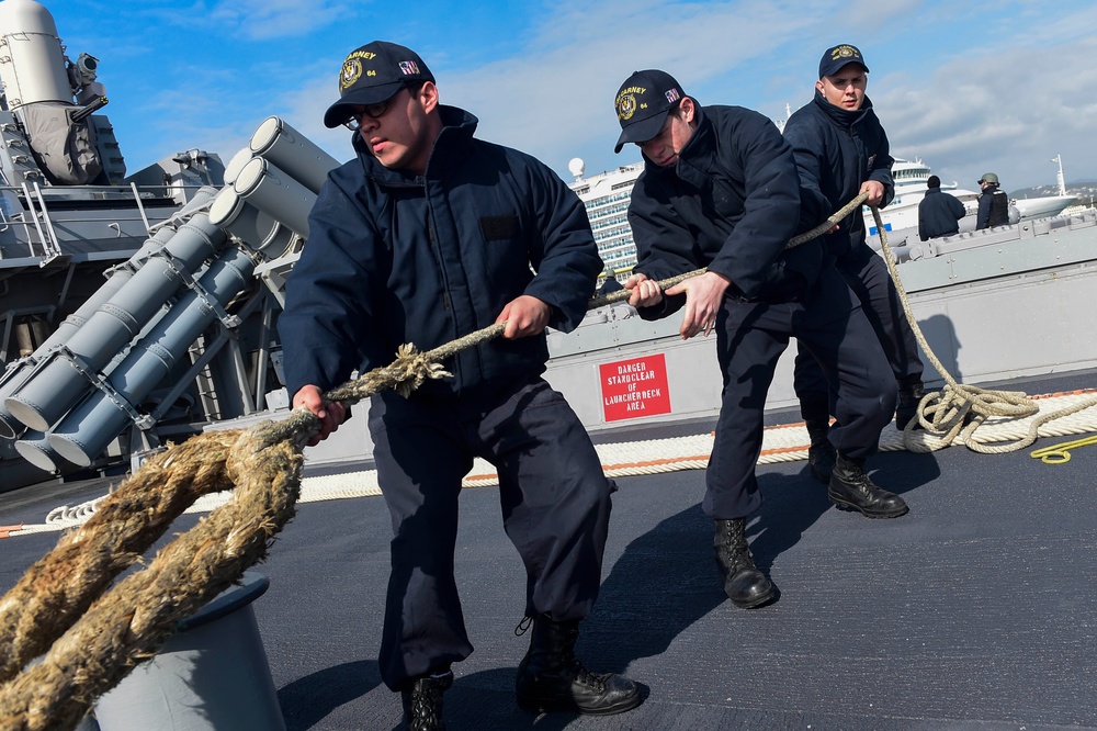 USS Carney operations